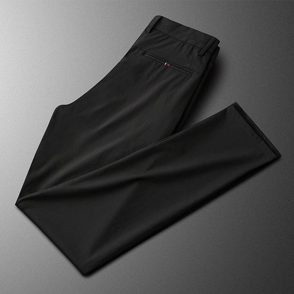 men's pants straight men summer thin long trousers male casual high grade pure color suit oversized business stretch pant, Black
men's pants straight men summer thin long trousers male casual high grade pure color suit oversized business stretch pant, Black