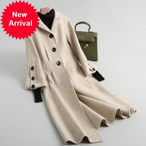 women's wool & blends winter a18017 warm 100% genuine fur with turn-down collar coat lady long jacket overcoat, Black
women's wool & blends winter a18017 warm 100% genuine fur with turn-down collar coat lady long jacket overcoat, Black