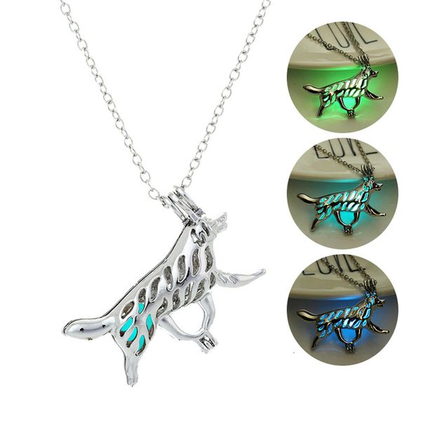 animal accessories personalized creative multicolor luminous diy little wolf dog pendant necklace, Silver
animal accessories personalized creative multicolor luminous diy little wolf dog pendant necklace, Silver