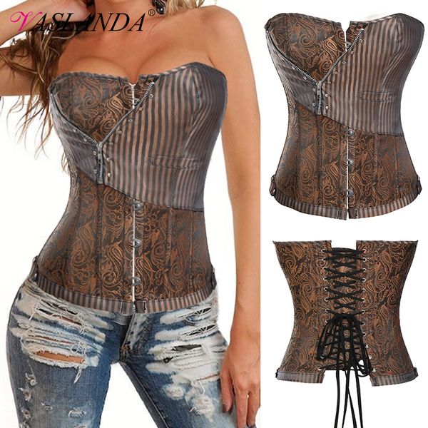 womens bustiers & corsets steampunk overbust corset lace up boned vintage gothic bustier waist training corselet tanks
womens bustiers & corsets steampunk overbust corset lace up boned vintage gothic bustier waist training corselet tanks