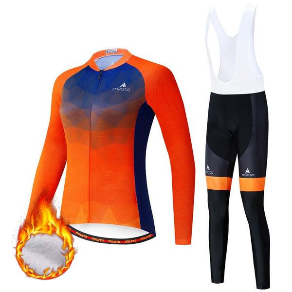 racing sets miloto winter thermal fleece long cycling jersey set ropa roupa de ciclismo invierno mtb bicycle bike bib pants women, Black;blue
racing sets miloto winter thermal fleece long cycling jersey set ropa roupa de ciclismo invierno mtb bicycle bike bib pants women, Black;blue