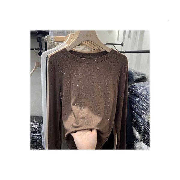 women's sweaters anti pilling sequin long sleeve t-shirt women's autumn 2021 round neck with bottom shirt, White;black
women's sweaters anti pilling sequin long sleeve t-shirt women's autumn 2021 round neck with bottom shirt, White;black