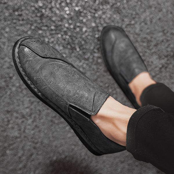 men casual sapato masculino casual mens summer shoes sneakers men zapatos hombre cuero leather moccasins for classic mens, Black
men casual sapato masculino casual mens summer shoes sneakers men zapatos hombre cuero leather moccasins for classic mens, Black