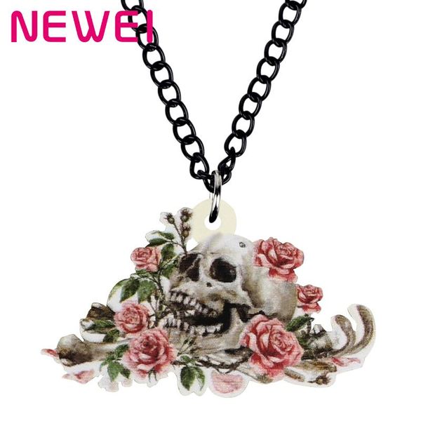 pendant necklaces ei acrylic halloween flower skull necklace choker long aesthetic jewelry for women girls kid charms gift accessories, Silver
pendant necklaces ei acrylic halloween flower skull necklace choker long aesthetic jewelry for women girls kid charms gift accessories, Silver