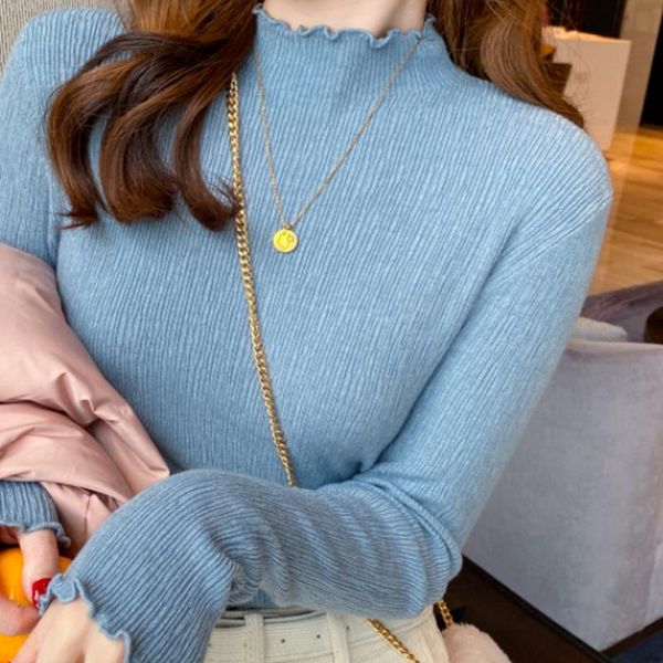 women's sweaters 2021 autumn winter thicken knit sweater ruffled collar vintage thick pullover warm pull femme basic shirt 17621, White;black
women's sweaters 2021 autumn winter thicken knit sweater ruffled collar vintage thick pullover warm pull femme basic shirt 17621, White;black
