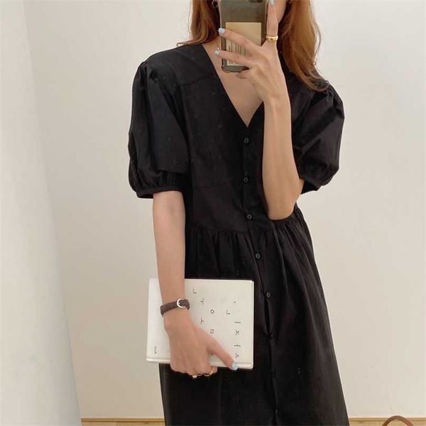 gentle girls solid summer chic minimalist v-neck all match fashion long dresses retro cute femme brief vestidos 210525, Black;gray
gentle girls solid summer chic minimalist v-neck all match fashion long dresses retro cute femme brief vestidos 210525, Black;gray