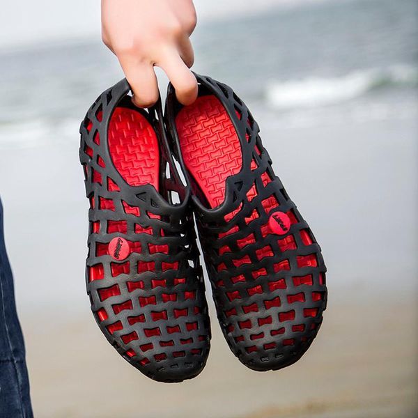 sandals hollow large size casual shoes women's summer solid color flat-bottom hole, Black
sandals hollow large size casual shoes women's summer solid color flat-bottom hole, Black