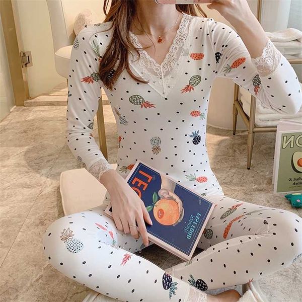 autumn winter long sleeve lace v-neck print thermal body shaper underwear set for women warm pajama sleepwear bodysuit 220108, Red;black
autumn winter long sleeve lace v-neck print thermal body shaper underwear set for women warm pajama sleepwear bodysuit 220108, Red;black