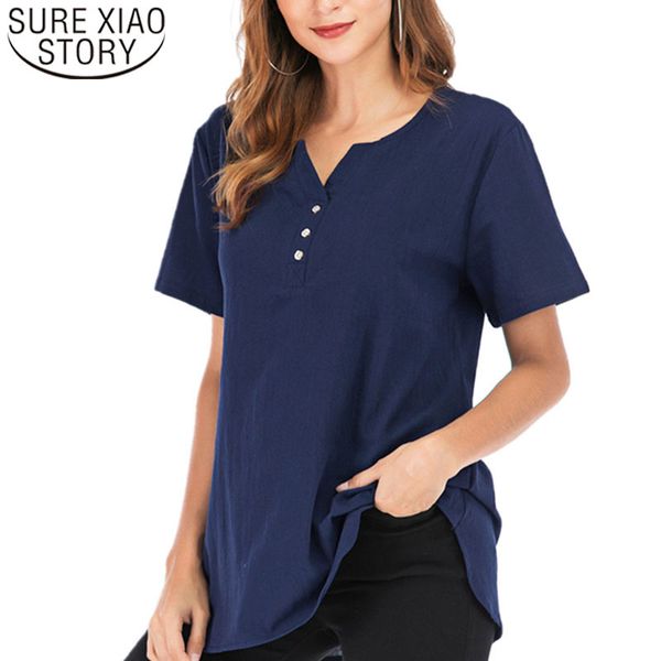 women summer ladies v-neck office lady short sleeve white and blue shirt shirts plus size 3858 50 210415
women summer ladies v-neck office lady short sleeve white and blue shirt shirts plus size 3858 50 210415
