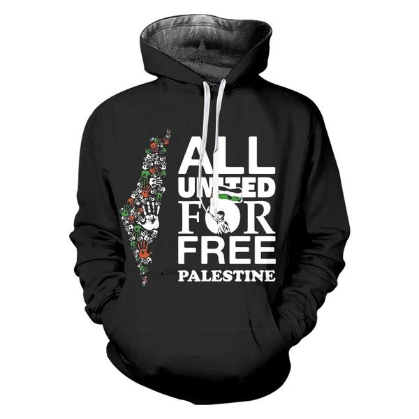 men's hoodies & sweatshirts eu size palestine hoodie 3d scarf girl print spring fall long sleeve pullover oversize 6xl, Black
men's hoodies & sweatshirts eu size palestine hoodie 3d scarf girl print spring fall long sleeve pullover oversize 6xl, Black