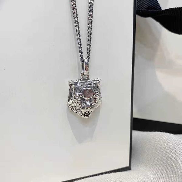 925 sterling silver retro tiger head necklace, pendant, luxury brand, jewelry, fashion, hip-hop, pop party
925 sterling silver retro tiger head necklace, pendant, luxury brand, jewelry, fashion, hip-hop, pop party