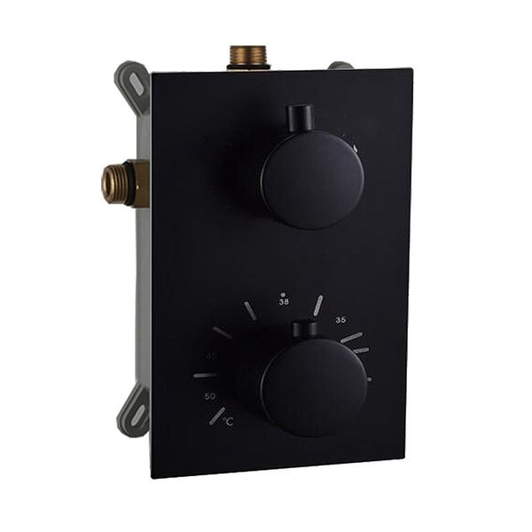 black thermostatic bath shower faucets kit 3-way embedded box swivel tub spout faucet bathroom sets
black thermostatic bath shower faucets kit 3-way embedded box swivel tub spout faucet bathroom sets