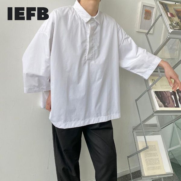 short sleeve loose casual solid color summer oversized black white shirt men's lapel causal japan 9y7393 shirts, White;black
short sleeve loose casual solid color summer oversized black white shirt men's lapel causal japan 9y7393 shirts, White;black