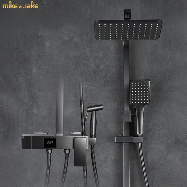 bathroom shower sets drawing gunmetal grey set four function large full copper expansion lifting high end
bathroom shower sets drawing gunmetal grey set four function large full copper expansion lifting high end