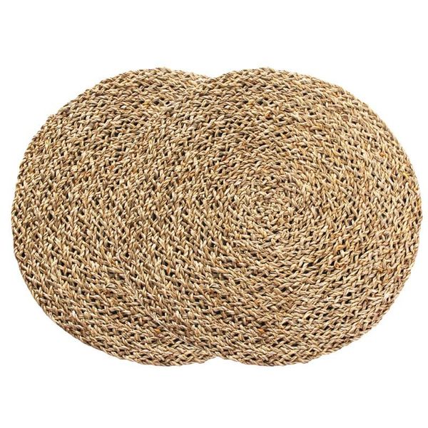 mats & pads 2 pcs round woven placemats for dining table,15 inch straw braided placemat, heat resistant non-slip weave placemats-abux
mats & pads 2 pcs round woven placemats for dining table,15 inch straw braided placemat, heat resistant non-slip weave placemats-abux