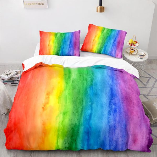 bedding sets rainbow series pattern fashion duvet quilt cover pillowcase teen bedroom decoration home textile color print
bedding sets rainbow series pattern fashion duvet quilt cover pillowcase teen bedroom decoration home textile color print