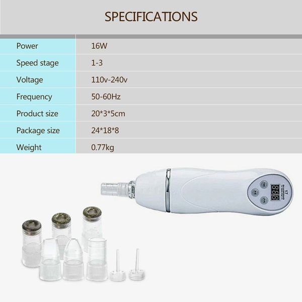 diamond microdermabrasion machine skin peeling vacuum blackheads removal device scar acne clean instrument face care massage perfections
diamond microdermabrasion machine skin peeling vacuum blackheads removal device scar acne clean instrument face care massage perfections