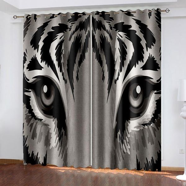 modern home decoration living room curtains 3d grey tiger blackout window for curtain & drapes
modern home decoration living room curtains 3d grey tiger blackout window for curtain & drapes