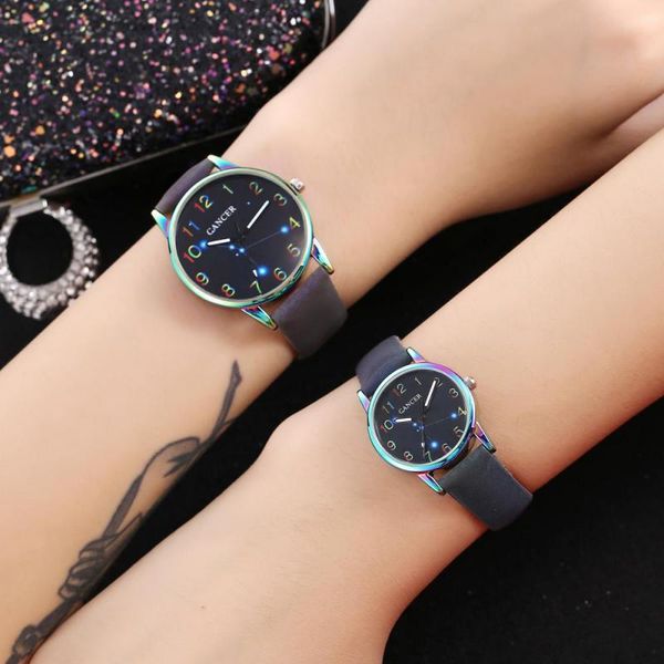 lovers constellation sky watches men women casual leather strap quartz watch women's dress couple clock gifts wristwatches, Slivery;brown
lovers constellation sky watches men women casual leather strap quartz watch women's dress couple clock gifts wristwatches, Slivery;brown