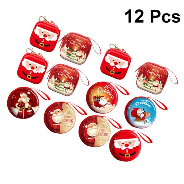 storage bags 6pcs christmas tinplate bag round coin purse cartoon pouch gift xmas tree hanging decor mixed pattern
storage bags 6pcs christmas tinplate bag round coin purse cartoon pouch gift xmas tree hanging decor mixed pattern