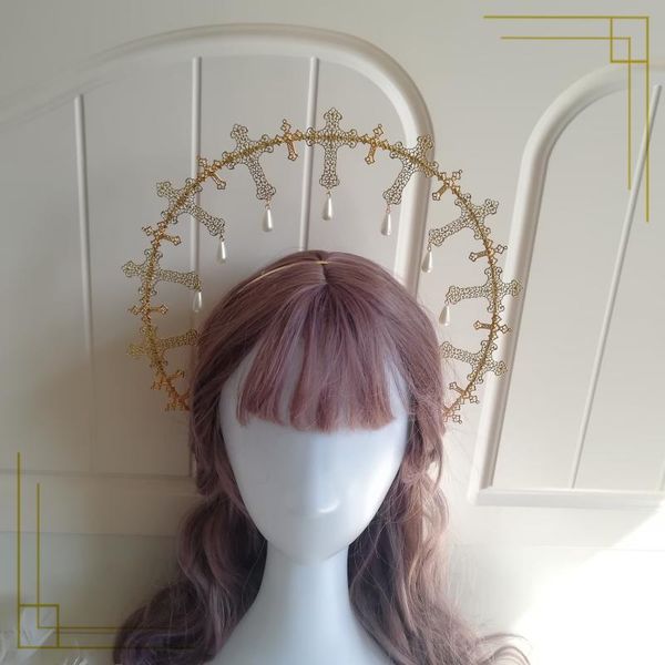 party masks masquerade show take po gold lolita halo aperture headdress goddess props virgin mary cosplay queen hair head crown headband
party masks masquerade show take po gold lolita halo aperture headdress goddess props virgin mary cosplay queen hair head crown headband