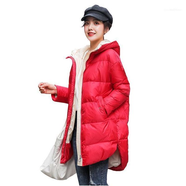 spring winter women fashion long hooded down jackets thick warm contrast color coats clothes1, Black
spring winter women fashion long hooded down jackets thick warm contrast color coats clothes1, Black