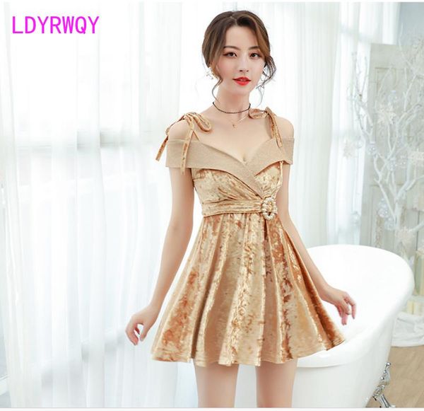 casual dresses nightside velvet dress kids 2021 slim-trimmed nightclub women's sling low-chested summer, Black;gray
casual dresses nightside velvet dress kids 2021 slim-trimmed nightclub women's sling low-chested summer, Black;gray