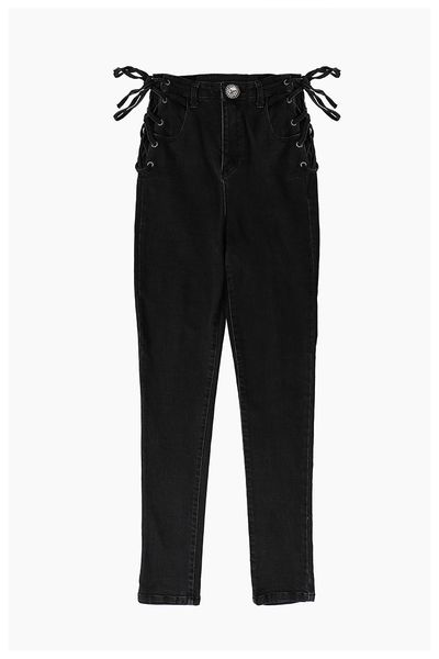 jeans msxu lace to shreds thin stretched waist high waistbands brim pencil women's pants, Blue
jeans msxu lace to shreds thin stretched waist high waistbands brim pencil women's pants, Blue