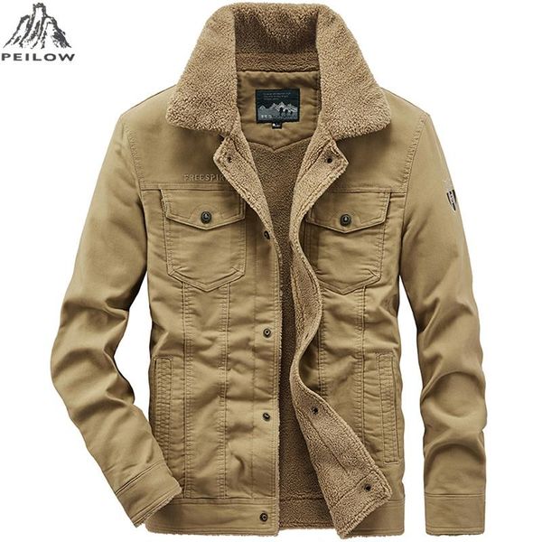 men's jackets size 7xl 8xl fleece mens winter 100% cotton tactical cargo coats male pilot bomber jacket fur parkas for clothing, Black;brown
men's jackets size 7xl 8xl fleece mens winter 100% cotton tactical cargo coats male pilot bomber jacket fur parkas for clothing, Black;brown