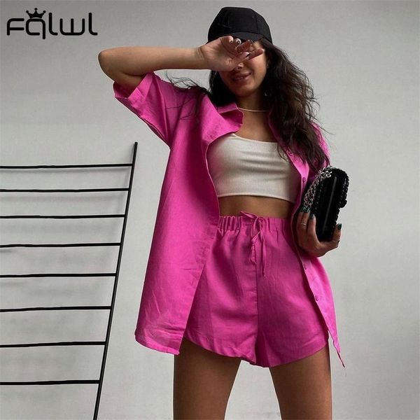 women's tracksuits fqlwl summer streetwear casual 2 two piece sets womens outfits loose button bandage baggy shorts suits pink matching, Gray
women's tracksuits fqlwl summer streetwear casual 2 two piece sets womens outfits loose button bandage baggy shorts suits pink matching, Gray