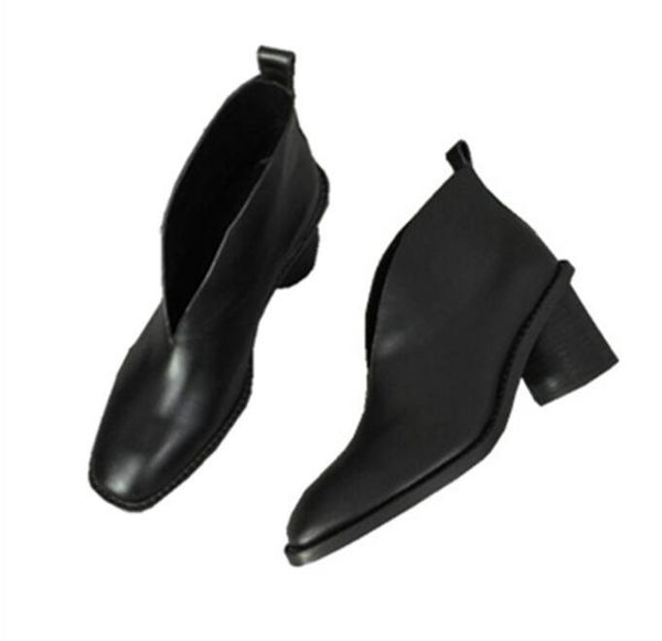 boots spring autumn fashion black woman ankle square toe decor v-shaped open line design street style motorcycle short
boots spring autumn fashion black woman ankle square toe decor v-shaped open line design street style motorcycle short