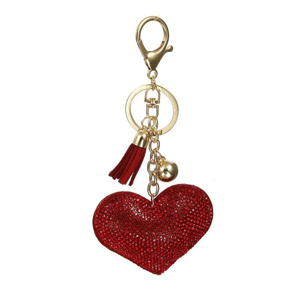 keychains crystal heart keychain women fashion leather charm gifts key ring love tassel chain, Silver
keychains crystal heart keychain women fashion leather charm gifts key ring love tassel chain, Silver