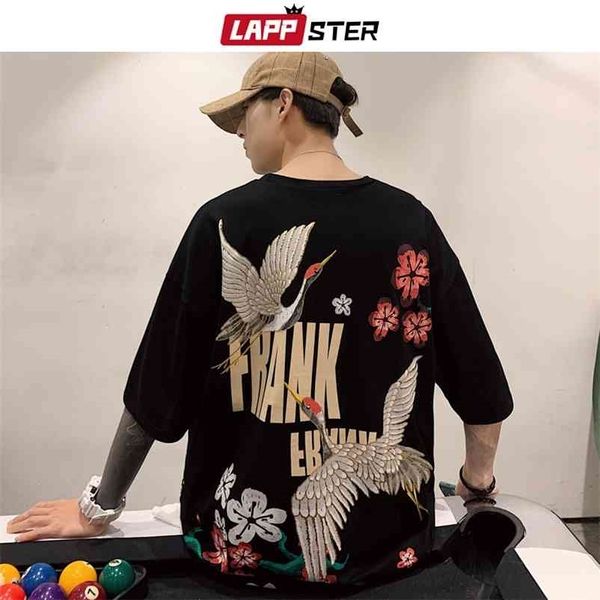 lappster men japanese streetwear crane t shirt summer mens harajuku black t shirts male white korean loose tees plus size 210409, White;black
lappster men japanese streetwear crane t shirt summer mens harajuku black t shirts male white korean loose tees plus size 210409, White;black