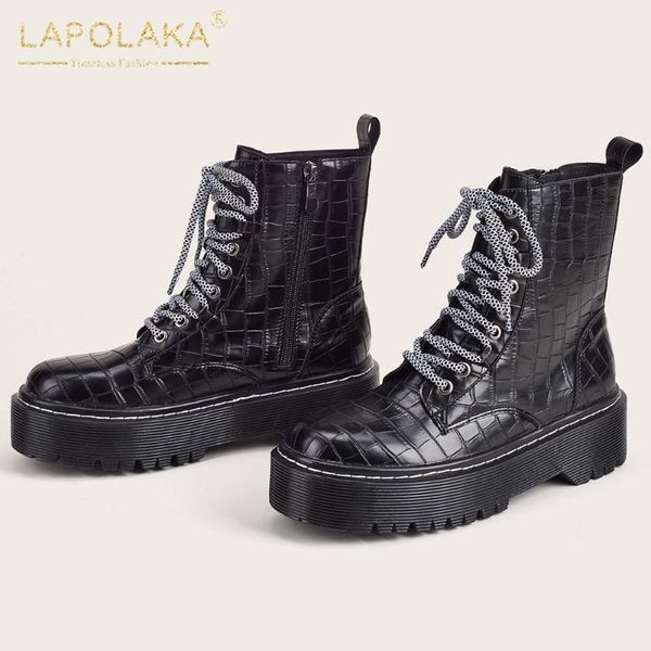 boots 2021 fashion checkered low heel short woman shoes zipper stone pattern platform british style comfy ins booties ladies, Black
boots 2021 fashion checkered low heel short woman shoes zipper stone pattern platform british style comfy ins booties ladies, Black