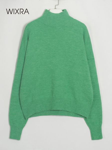 wixra turtlene loose sweaters women pullover jumper casual stylish green new fashion female knitwear autumn winter, Black
wixra turtlene loose sweaters women pullover jumper casual stylish green new fashion female knitwear autumn winter, Black