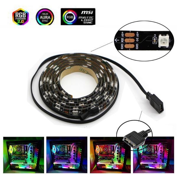 addressable rainbow led strip 3pin computer case tape light smd flexible asus aura sync pc gamer lamp 1-3m strips
addressable rainbow led strip 3pin computer case tape light smd flexible asus aura sync pc gamer lamp 1-3m strips