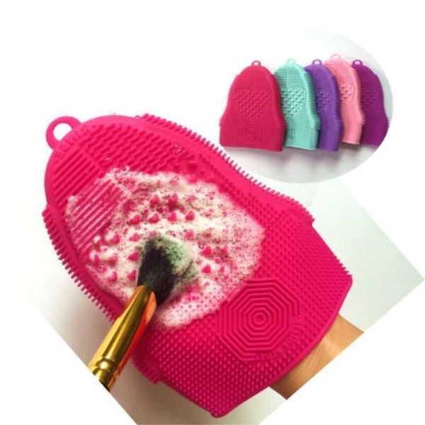 silicone cosmetics cleanser makeup brush cleaner glove cleaning tool pad reshaping makeup brush cleaner board new 100pcs
silicone cosmetics cleanser makeup brush cleaner glove cleaning tool pad reshaping makeup brush cleaner board new 100pcs