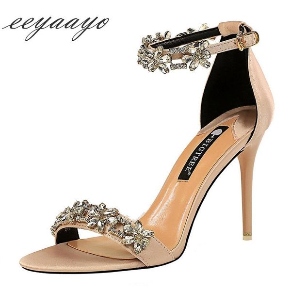 summer women ankle strap sandals high thin heel crystal party banquet elegant shoes pink ladies heels, Black
summer women ankle strap sandals high thin heel crystal party banquet elegant shoes pink ladies heels, Black