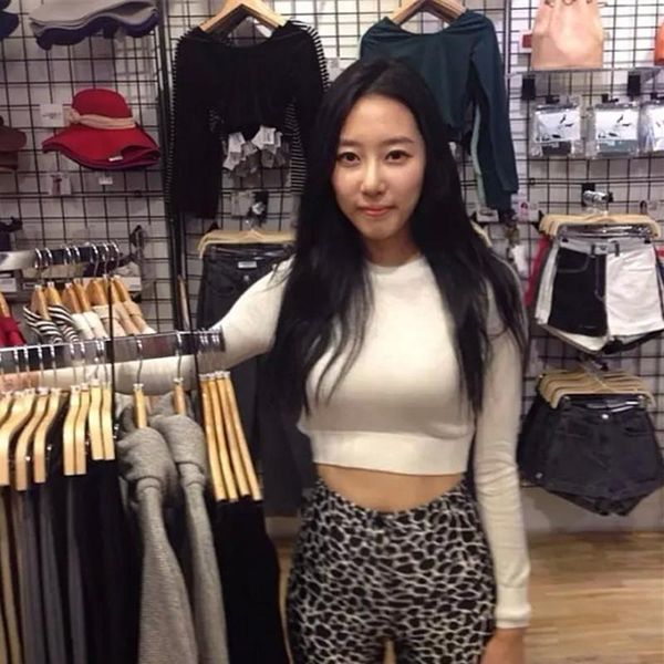 women's sweaters midriff-baring women thick sweater long sleeve crop pullover multi-color female short kitted, White;black
women's sweaters midriff-baring women thick sweater long sleeve crop pullover multi-color female short kitted, White;black