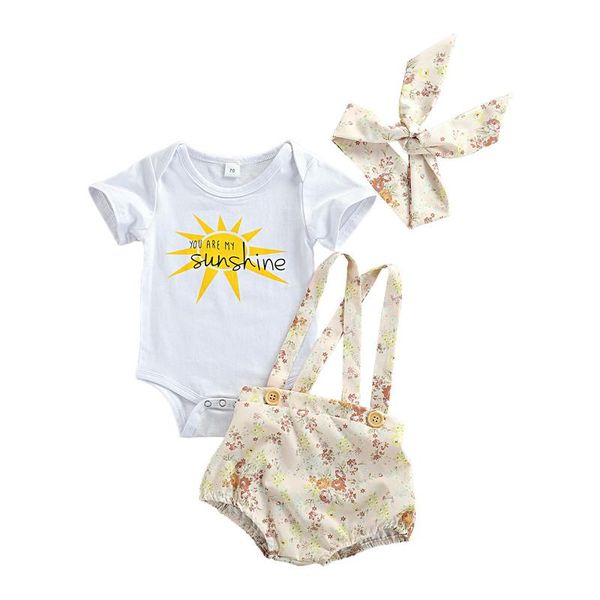 clothing sets baby summer toddler born infant boy girls sun letter print short sleeve rompers+floral suspender shorts outfits, White
clothing sets baby summer toddler born infant boy girls sun letter print short sleeve rompers+floral suspender shorts outfits, White