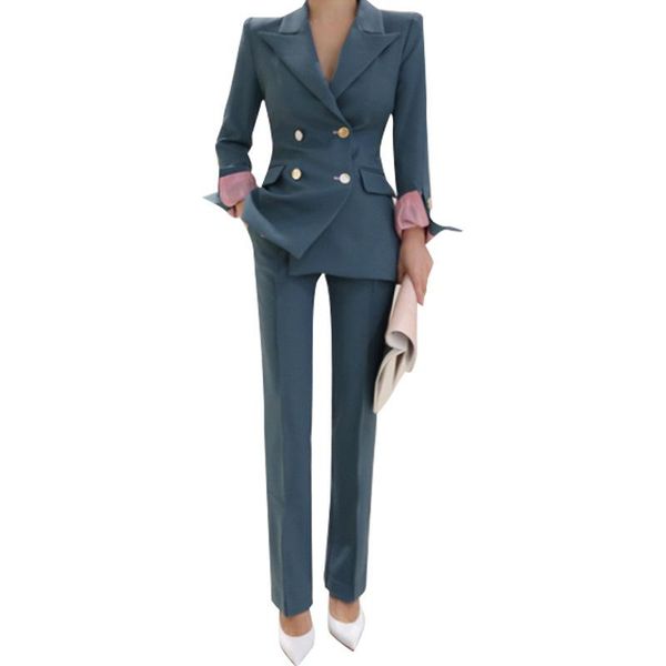 women's suits & blazers women pant formal winter was thin waist temperament double-breasted suit business two-piece, White;black
women's suits & blazers women pant formal winter was thin waist temperament double-breasted suit business two-piece, White;black