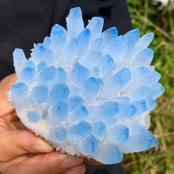 natural sky blue dream transparent crystal cluster stone ore degaussing purification healing energy decoration decorative objects & figurine
natural sky blue dream transparent crystal cluster stone ore degaussing purification healing energy decoration decorative objects & figurine