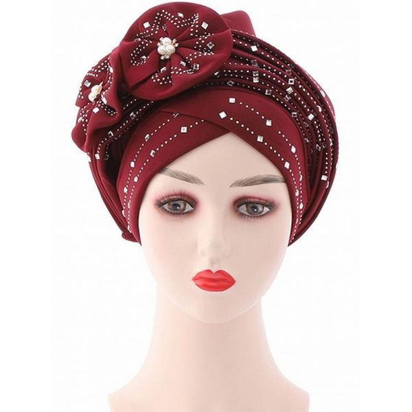 ethnic clothing rhinestone turban africain femme glitter elastic muslim hijab bonnet women head wraps braids turbante mujer auto gele 2021, Red
ethnic clothing rhinestone turban africain femme glitter elastic muslim hijab bonnet women head wraps braids turbante mujer auto gele 2021, Red