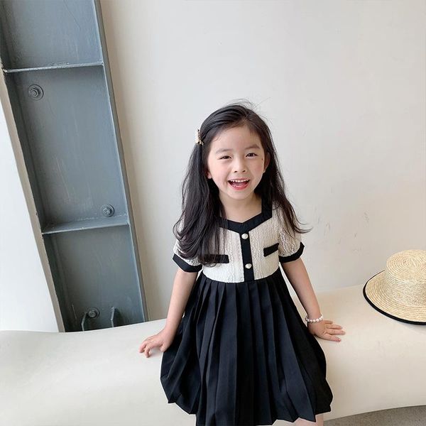 girls fashion dress summer short sleeve birthday party little girl princess children stitching pleated skirt girl's dresses, Red;yellow
girls fashion dress summer short sleeve birthday party little girl princess children stitching pleated skirt girl's dresses, Red;yellow