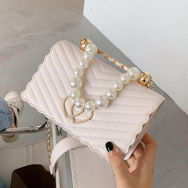 evening bags sweet lady pearl tote bag 2021 fashion pu leather women's designer handbag travel chain shoulder messenger
evening bags sweet lady pearl tote bag 2021 fashion pu leather women's designer handbag travel chain shoulder messenger
