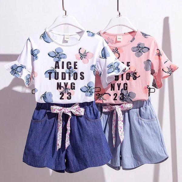 clothing sets bear learder kids girls clothes summer toddler korea style flower collar striped t-shirt denim shorts, White
clothing sets bear learder kids girls clothes summer toddler korea style flower collar striped t-shirt denim shorts, White