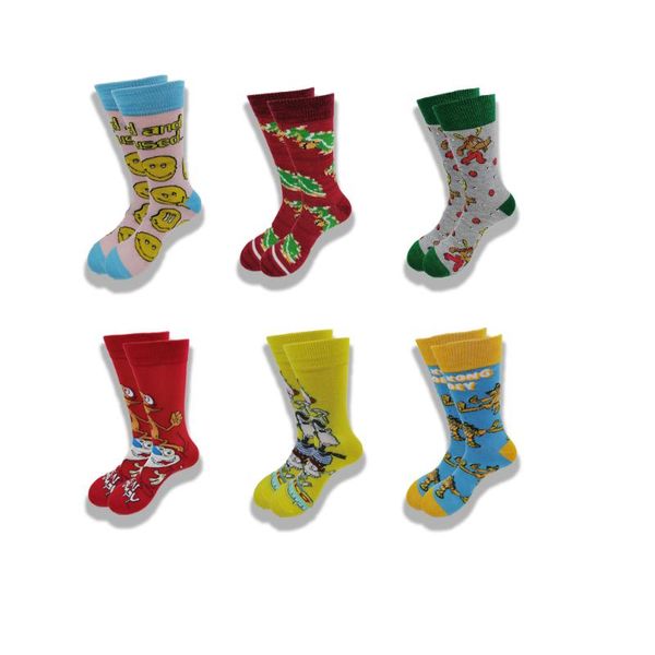 men's socks autumn and winter women's cartoon movie characters funny novel street style middle tube, Black
men's socks autumn and winter women's cartoon movie characters funny novel street style middle tube, Black