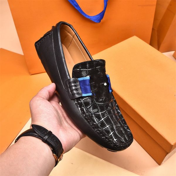 2021 men loafers soft moccasins spring luxury genuine leather shoes men all seasons men flats driving shoes, Black