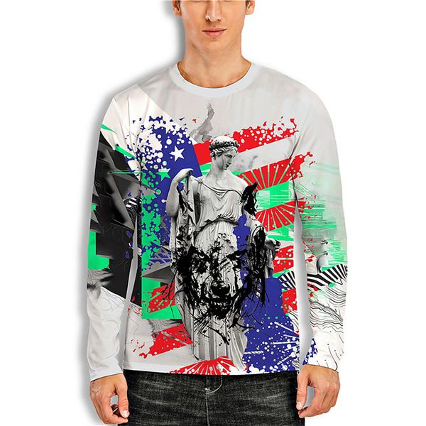 statue of liberty mens 3d print t-shirt visual impact party streetwear round neck long sleeves graphic optical illusion plus size print dail, White;black
statue of liberty mens 3d print t-shirt visual impact party streetwear round neck long sleeves graphic optical illusion plus size print dail, White;black
