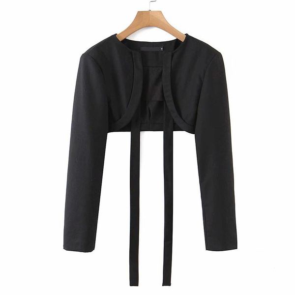 women's suits & blazers yenkye fashion women lace up crop blazer mujer vintage black long sleeve suit veste femme autumn chic, White;black
women's suits & blazers yenkye fashion women lace up crop blazer mujer vintage black long sleeve suit veste femme autumn chic, White;black